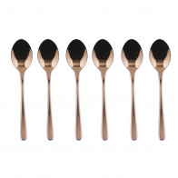 Sambonet Taste - Edelstahl / PVD Kupfer Set of 6 coffee spoons
