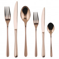 Sambonet Taste - Edelstahl / PVD Kupfer 36-piece cutlery set. Full tang / Monoblock