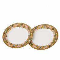 Rosenthal Versace 30 Years Le Jardin de Versace Frühstücksteller Set 2-tlg. 22 cm
