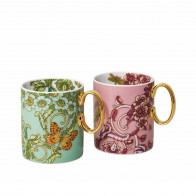 Rosenthal Versace 30 Years Le Jardin de Versace Becher mit Henkel Set 2-tlg. 0,30 L