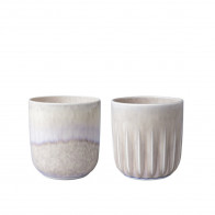 like. by Villeroy & Boch Perlemor Sand Cup without handle set of 2 pieces