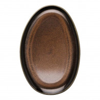 Rosenthal Junto Bronze - Steinzeug Plate 28 cm