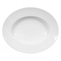 Seltmann Weiden Lukullus Weiß Oval pasta plate 32x26 cm