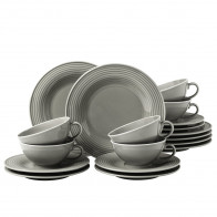Seltmann Weiden Beat Perlgrau Small tea set 18 pieces