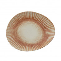 Arthur Krupp Sunlight Red Oval plate 31x26 cm