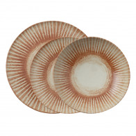 Arthur Krupp Sunlight Red 12-piece dinnerware set