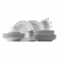 Rosenthal 10430-800001-10217 Assiette Plate 17 cm Porcelaine Blanc