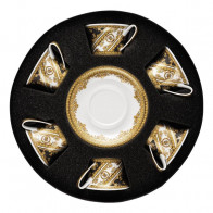 Rosenthal meets Versace I love Baroque Teacup 0.22 L 6x Upper cup / 6x Saucer