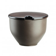 Rosenthal Junto Bronze - Steinzeug Sugar bowl with notch 0.25 L