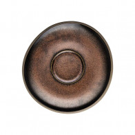 Rosenthal Junto Bronze - Steinzeug Combination / coffee / tea saucer 15 cm