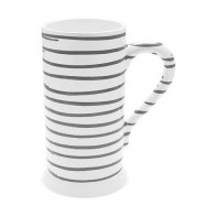 Gmundner Keramik Graugeflammt Beer mug shape-A 0.5 L / h: 17 cm