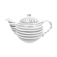 Gmundner Keramik Graugeflammt Smooth teapot 0.5 L / h: 12 cm