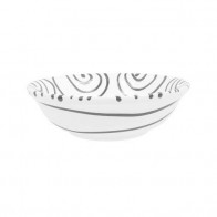 Gmundner Keramik Graugeflammt Small muesli bowl d: 14 cm / h: 4.5 cm / 0.27 L