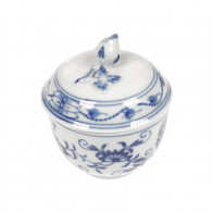 Meissen Zwiebelmuster kobaltblau - weißer Rand Sugar bowl d: 6 cm
