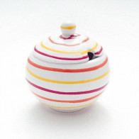 Gmundner Keramik Landlust Sugar bowl smooth with cutout 10 cm