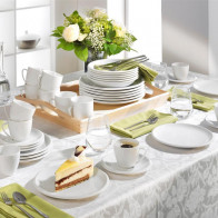 Friesland,'Ecco white' Combi tableware set 36 pcs