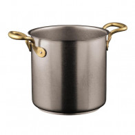 Sambonet 1965 Vintage - Edelstahl matt 18/10 Tall soup pot without lid d: 20 cm / h: 18 cm / 5.5 L