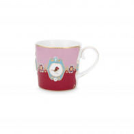 Pip Studio Love Birds Red-Pink Kaffeetasse 0,15 L