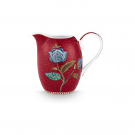 Pip Studio Blooming Tales Dark Red milk jug 0.25 L