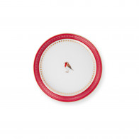Pip Studio Love Birds Red-Pink Teebeutelablage 9 cm