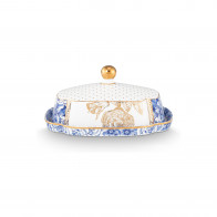 Pip Studio Royal White Butterdose 19x14 cm