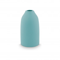 Pip Studio Blooming Tales Blue Vase Ceramic Matt Blue 20 cm