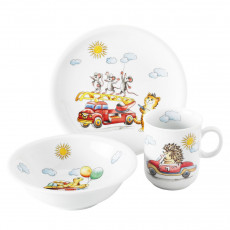 Seltmann Weiden Compact Kindersets Children's Set Speedy Racers 3-piece
