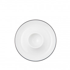 Seltmann Weiden Lido Black Line Egg cup with holder 12.5 cm