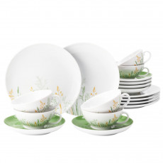 Seltmann Weiden Liberty Meadow Grasses Green Small tea set 18 pieces