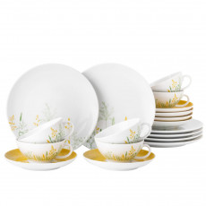Seltmann Weiden Liberty Meadow Grasses Curry Small tea set 18 pieces