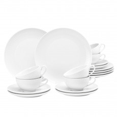 Seltmann Weiden Amina Weiß Large tea set, 18 pieces