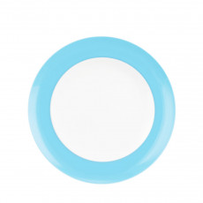 Seltmann Weiden Liberty Pure Colours Lagoon Blue Breakfast plate round 22.5 cm