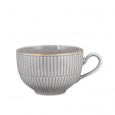 Seltmann Weiden Amina Silbergrau Goldrand Café au lait cup 0.35 L