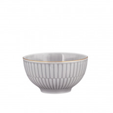 Seltmann Weiden Amina Silbergrau Goldrand Dip Bowl 0,14 L