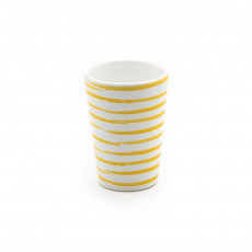 Gmundner Keramik Gelbgeflammt Drinking cup 0.28 L / h: 11 cm