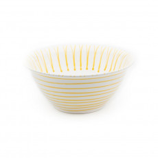 Gmundner Keramik Gelbgeflammt Salad bowl d: 33 cm / h: 14 cm / 4,5 L