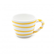 Gmundner ceramic yellow flamed mocha/espresso cup Gourmet 0,06 L / h: 5,1 cm
