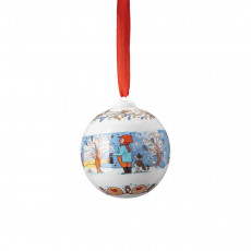 Hutschenreuther Jahresartikel Weihnachten 2022 Porcelain ball 'Christmas Eve' 6 cm