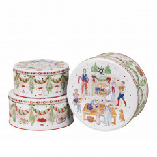 Hutschenreuther Jahresartikel Weihnachten 2026 set of 3 cookie tins