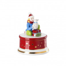 Hutschenreuther Sammelserie Weihnachtslied 2025 Spieluhr klein 14 cm Alle Jahre wieder
