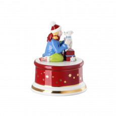 Hutschenreuther Sammelserie Weihnachtslied 2025 Spieluhr klein 14 cm Alle Jahre wieder