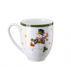 Hutschenreuther Happy Christmas Tea mug with porcelain strainer 3 pcs 0,36 L