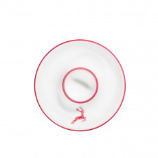 Gmundner Keramik Bordeauxroter Hirsch Egg cup smooth d: 12 cm