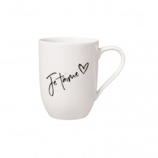 Villeroy & Boch Statement Mug with handle Je t'aime 0.28 L