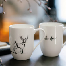 Villeroy & Boch Statement Christmas Set Reindeer 2-piece
