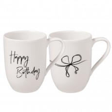 Villeroy & Boch Statement Happy Birthday 2-piece set