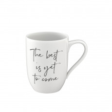 Villeroy & Boch Statement Mug with handle - The best is yet to come 0.28 L