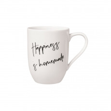 Villeroy & Boch Statement Mug with handle Happiness is homemade 0.28 L