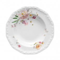 Rosenthal Maria Pink Rose Soup plate 23 cm