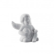 Rosenthal angel with football small white matt 6,5 cm